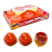 Tartas de gelatina de fresa de 80 gr - 8 unidades