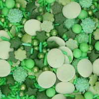 Sprinkles de mix verde de 65 g - FunCakes