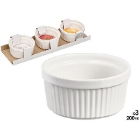 Bol de 200 ml para salsa - 3 unidades