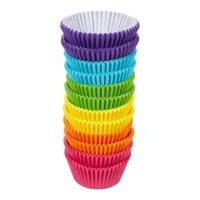 Cápsulas para cupcakes de los colores del arcoíris - Wilton - 300 unidades