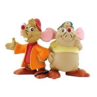 Figura para tarta de ratones de Cenicienta de 4,5 cm - 1 unidad