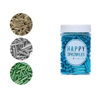 Sprinkles de palitos metalizados de 90 gr - Happy Sprinkles