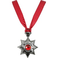 Collar con medallón de vampiro