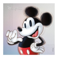 Servilletas de Mickey Vintage de 33 x 33 cm - 20 unidades