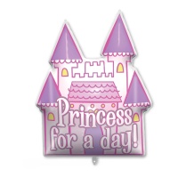 Globo silueta XL de castillo Princesa por un dia de 95 cm - Procos