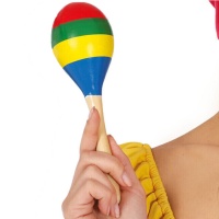 Maraca multicolor - 1 maraca