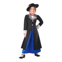 Disfraz de niñera mágica elegante para niña