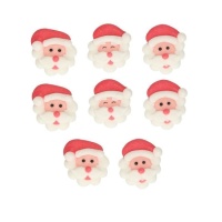 Figuras de azúcar de Papá Noel - FunCakes - 8 unidades
