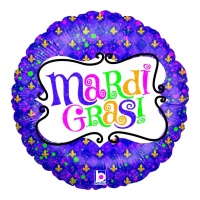 Globo de Mardi Gras celebración de 35 cm - Grabo