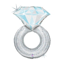 Globo de anillo de bodas de 97 cm - Grabo