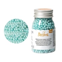 Sprinkles de perlas azul claro medianas de 100 gr - Decora