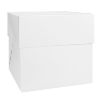 Caja para tarta cuadrada de 40,5 x 40,5 x 25 cm - Decora