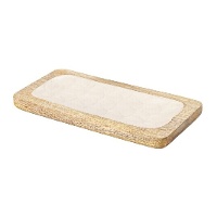 Vaciabolsillos rectangular de madera de 30,5 x 15 cm - DCasa