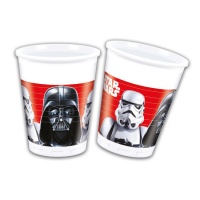 Vasos de Star Wars Darth Vader de plástico de 200 ml - 8 unidades