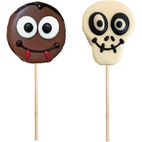 Piruleta de Halloween de nube con chocolate de 30 gr - 1 unidad