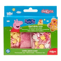 Kit de sprinkles de Peppa Pig de 70 gr - Dekora