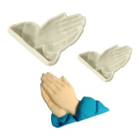 Moldes de manos rezando - JEM - 2 unidades