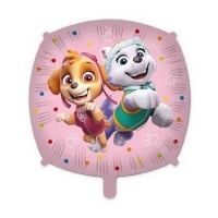 Globo de la Patrulla canina Skye y Everest cuadrado de 46 cm