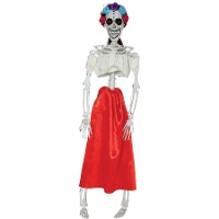 Colgante de catrina clásica esqueleto de 40 cm