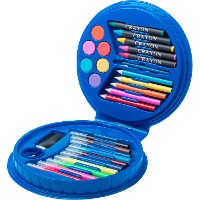 Estuche para colorear redondo de colores - 1 unidad