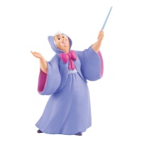 Figura para tarta de Hada Madrina Cenicienta de 8,5 cm - 1 unidad