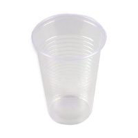 Vasos de 500 ml transparentes de plástico reutilizable - 8 unidades