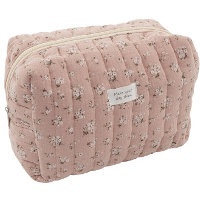 Neceser de Flores rosa de 24 x 12 x 16 cm