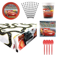 Pack para fiesta de Cars - 8 personas