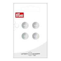 Botones grises y blancos de 1,2 cm - Prym - 4 unidades