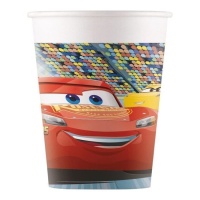 Vasos de Cars compostables de 200 ml - 8 unidades