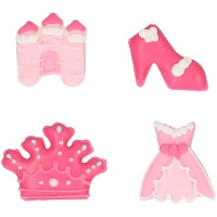 Figuras de azúcar de Princess Fairytale - 8 unidades