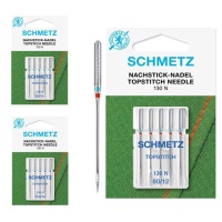 Agujas para máquina de coser para topstitch - Schmetz - 5 unidades