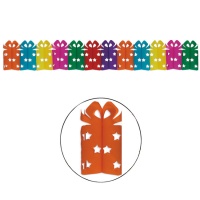 Guirnalda de caja de regalo de papel - 3 m