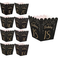 Caja de Elegant Gold baja de números - 12 unidades