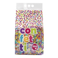 Bolsa de confetti multicolor - 500 gr