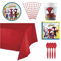 Pack para fiesta de Spidey - 8 personas