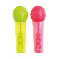 Pomperos de micrófono de colores de 11,5 cm - 2 unidades