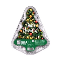 Envase de aluminio desechable con forma de árbol de Navidad de 29 x 23 cm - Maxi Products