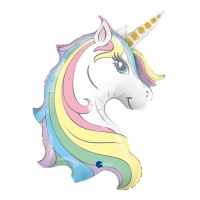 Globo de unicornio pastel de 99 cm - Grabo