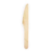 Cuchillos de madera de 16,5 cm - 100 unidades