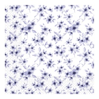 Servilletas de flores lilas de 16,5 x 16,5 cm - 20 unidades