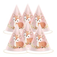 Sombreros de Baby ciervo - 6 unidades