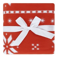 Manta de Navidad roja de 1,60 x 1,30 m