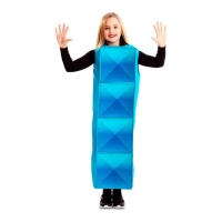 Disfraz de Tetris azul infantil
