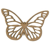 Shaker de madera de mariposa dos siluetas con acetato de 16 x 10,5 cm - Artis decor