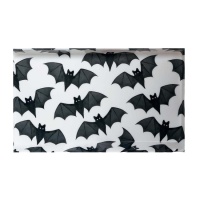 Bandeja blanca con murciélagos de 36 x 25,5 cm