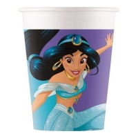 Vasos de Princesas Disney compostables de 200 ml - 8 unidades