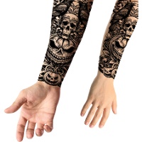 Tatuaje temporal de Calabaza asesina