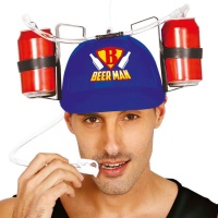 Casco para bebida beer man