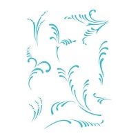 Plantilla Stencil ramajes de 20 x 28,5 cm - Artis decor - 1 unidad